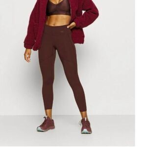 Arcteryx Oriel‎ cropped Leggings Size M maroon red